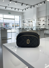 MRC JACBS THE J-LINK QUILTED CAMERA BAG IN BLACK LADIES SLING BAG